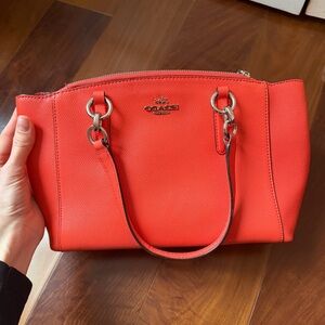 Coach Vibrant Orange Shoulder Bag